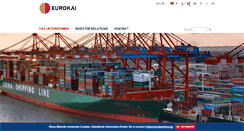 Desktop Screenshot of eurokai.de