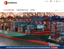 Tablet Screenshot of eurokai.de